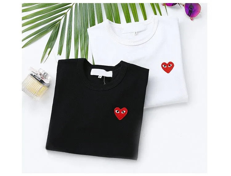 Men's Casual Heart Tees
