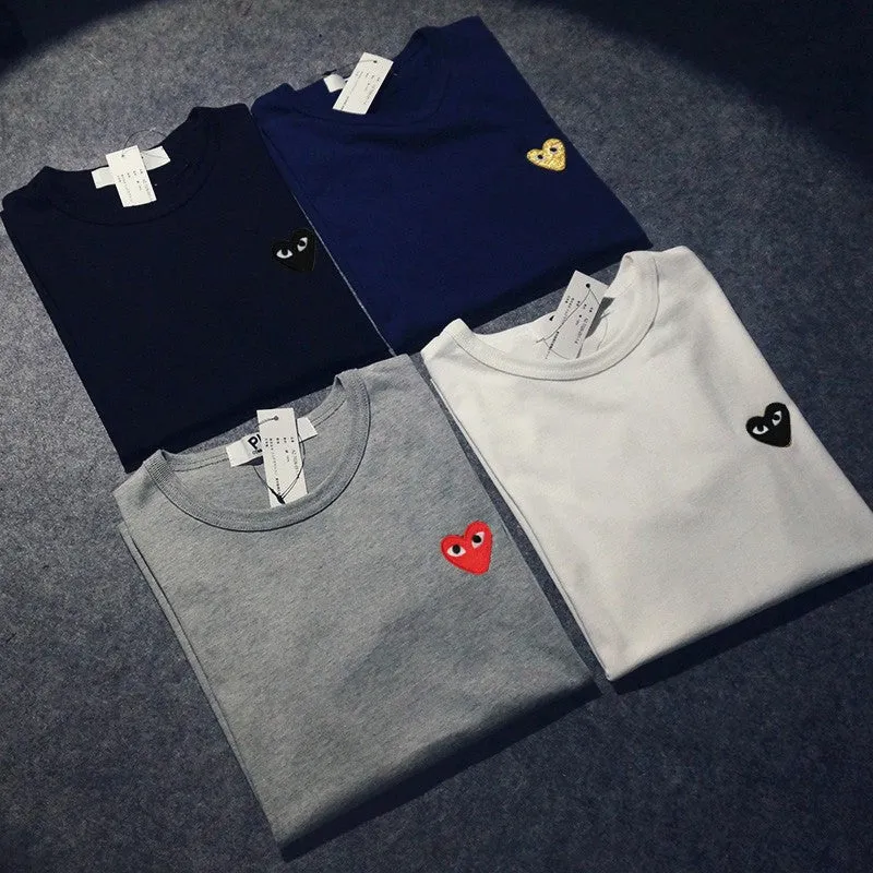 Men's Casual Heart Tees