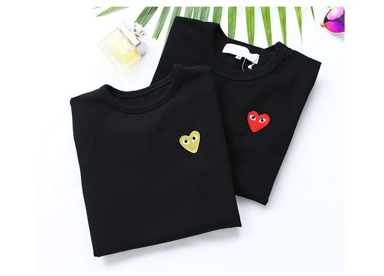 Men's Casual Heart Tees