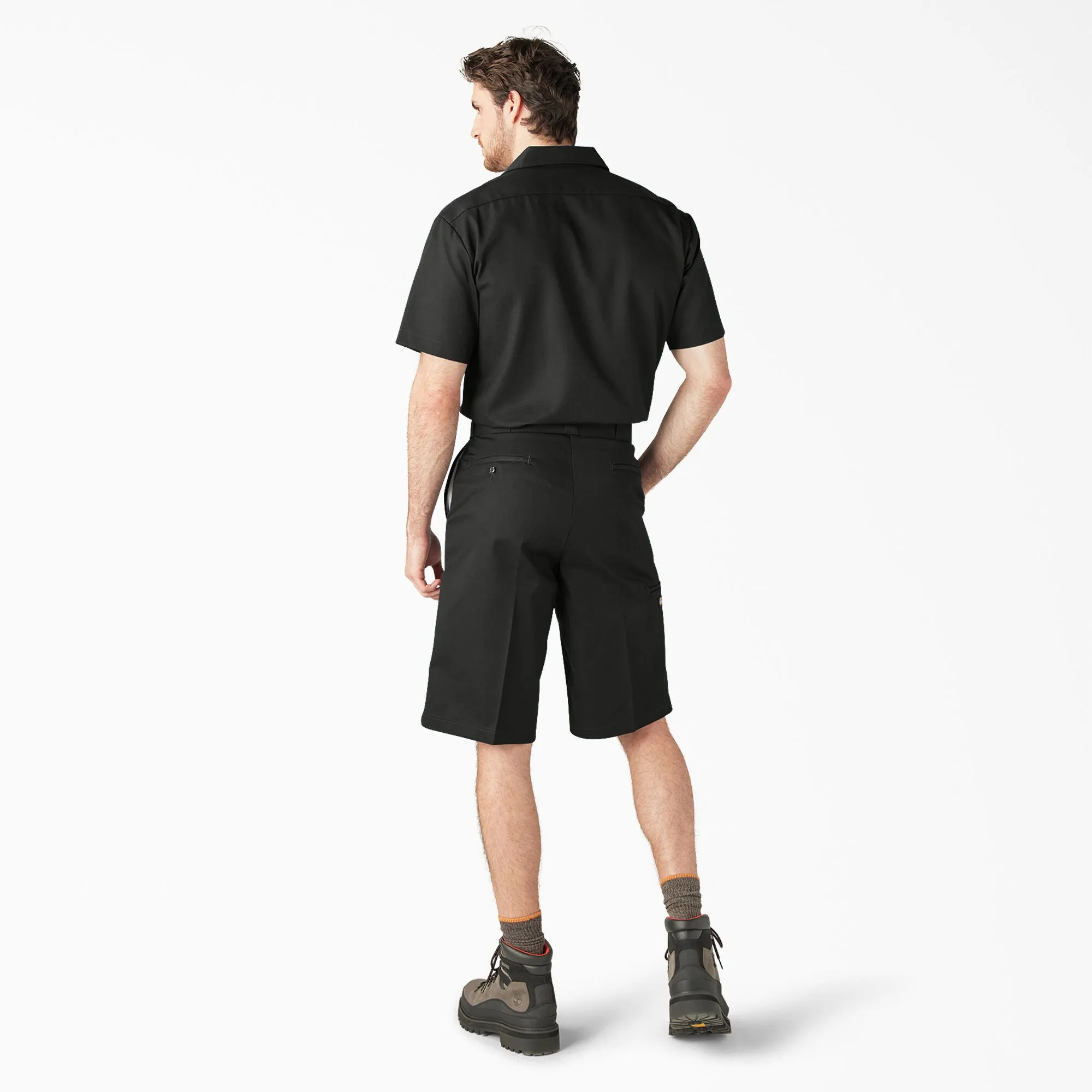 Men's Dickies Loose Fit Flat Front Work Shorts 13" 42283 -Black