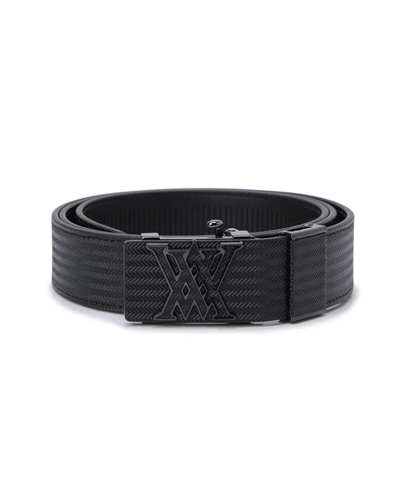 Men's Half Face Belt - Black