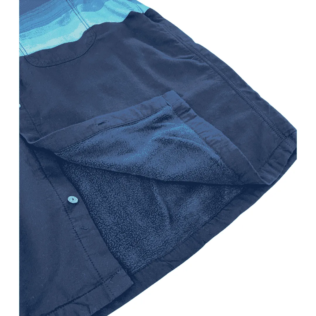 Men’s High Water Shirt - Horizon Stripe, Deep Water