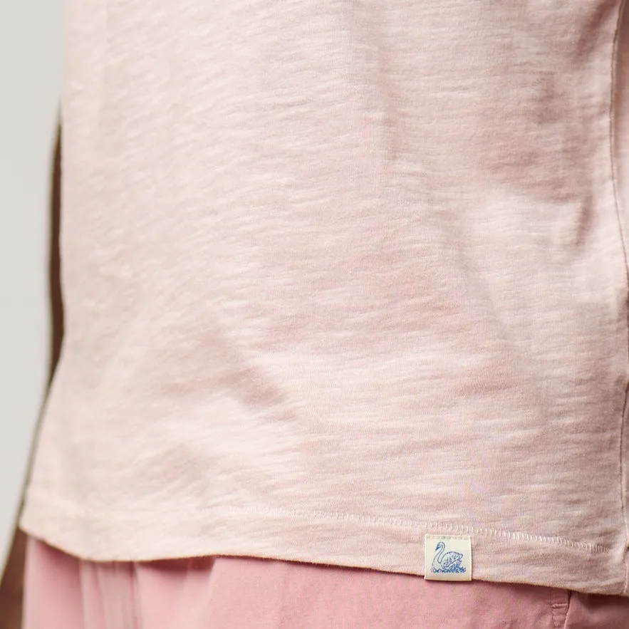 Merz b. Schwanen SCT04 Unisex Pima Cotton T-Shirt Dusted Pink