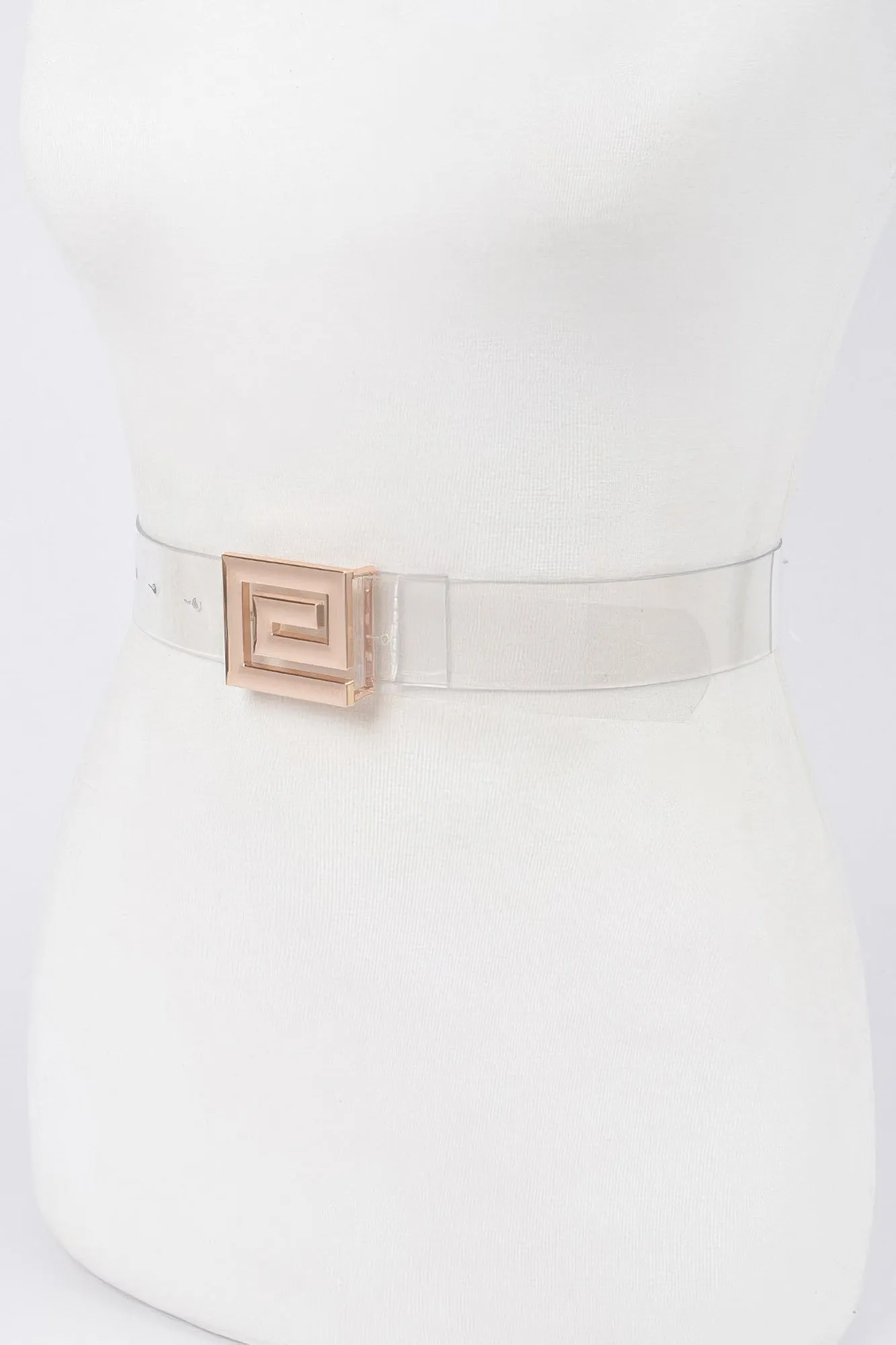 Metal Buckle Vegan Belt