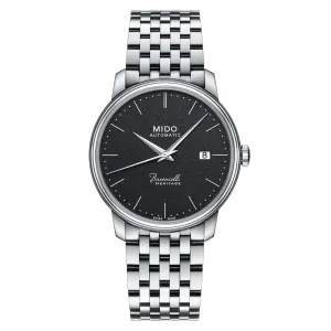 Mido Baroncelli Heritage Black Dial Steel Men's Watch M0274071105000