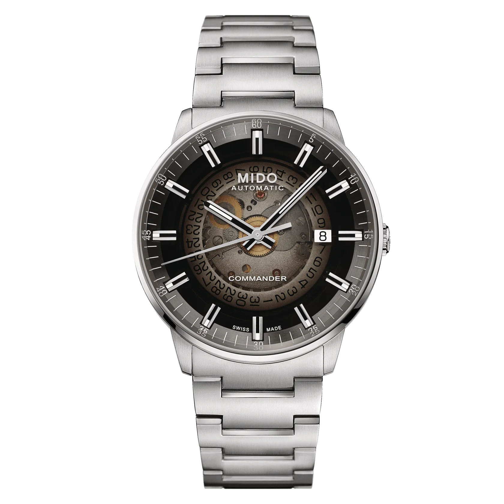 Mido Commander Gradient Automatic Skeleton Dial Men's Watch M0214071141100