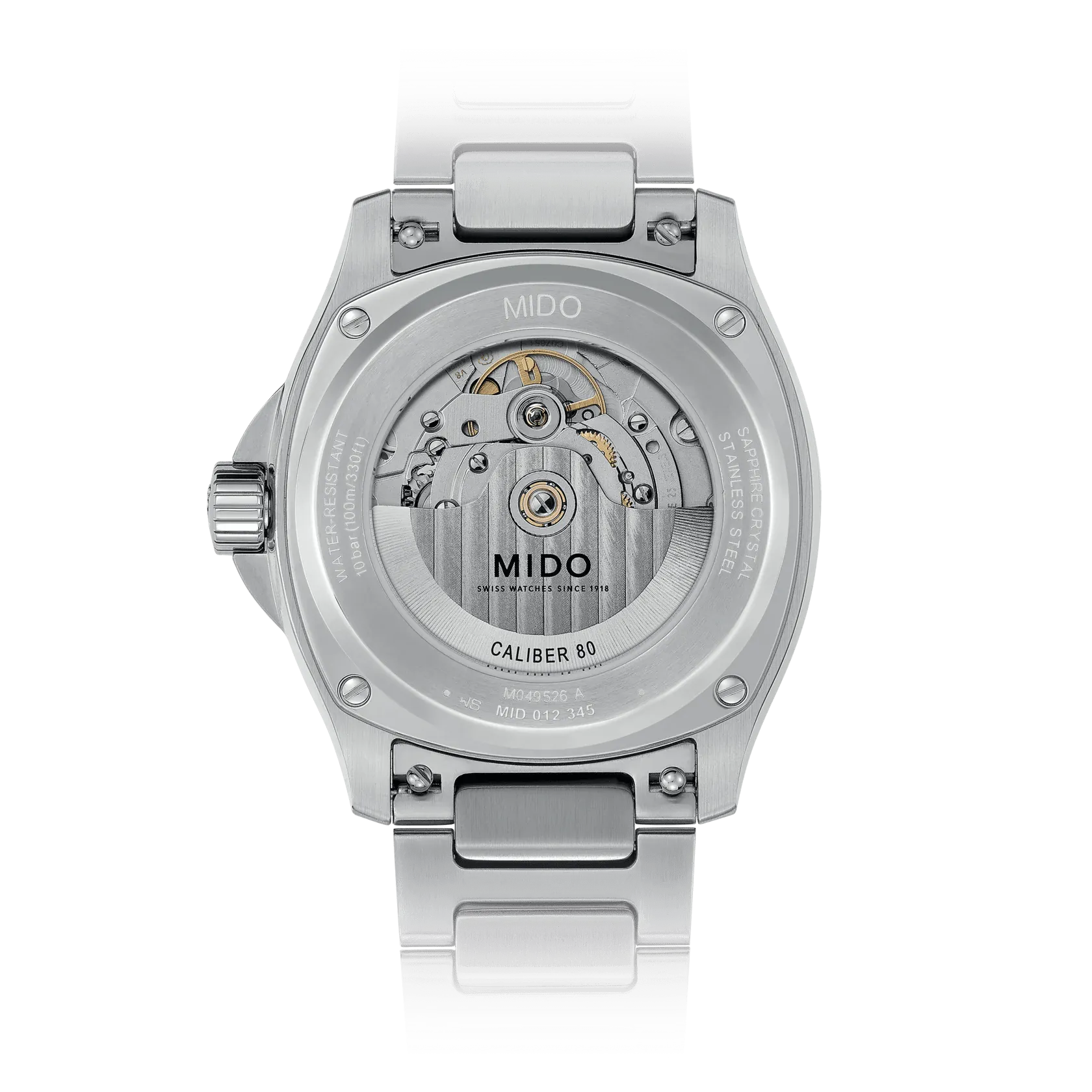 Mido Multifort TV Big Date Green Dial Steel Men's Watch M0495261109100