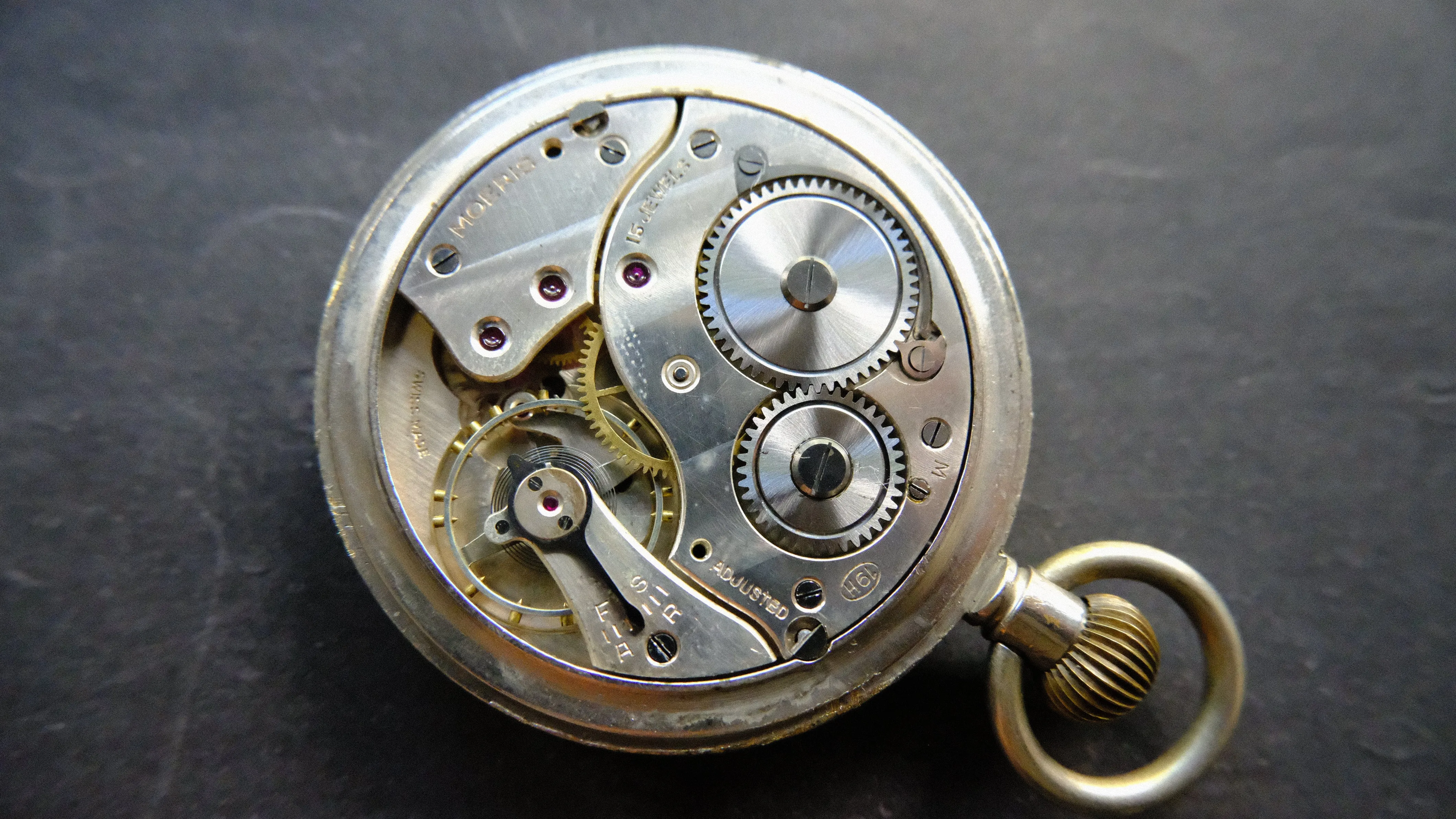 MOERIS WWII British Military Pocket Watch c1940