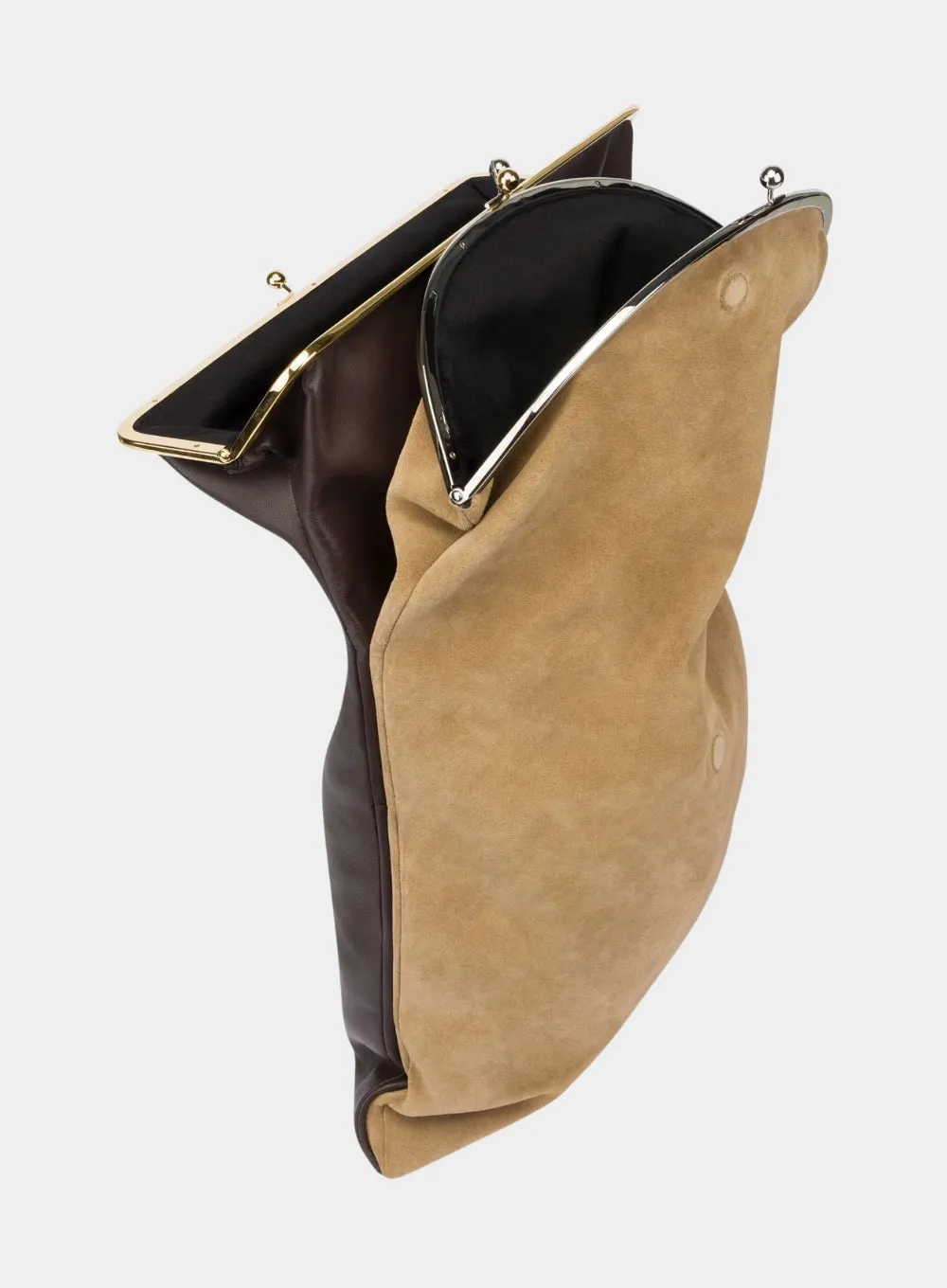 MOSCHINO | Suede and Leather Double Bag