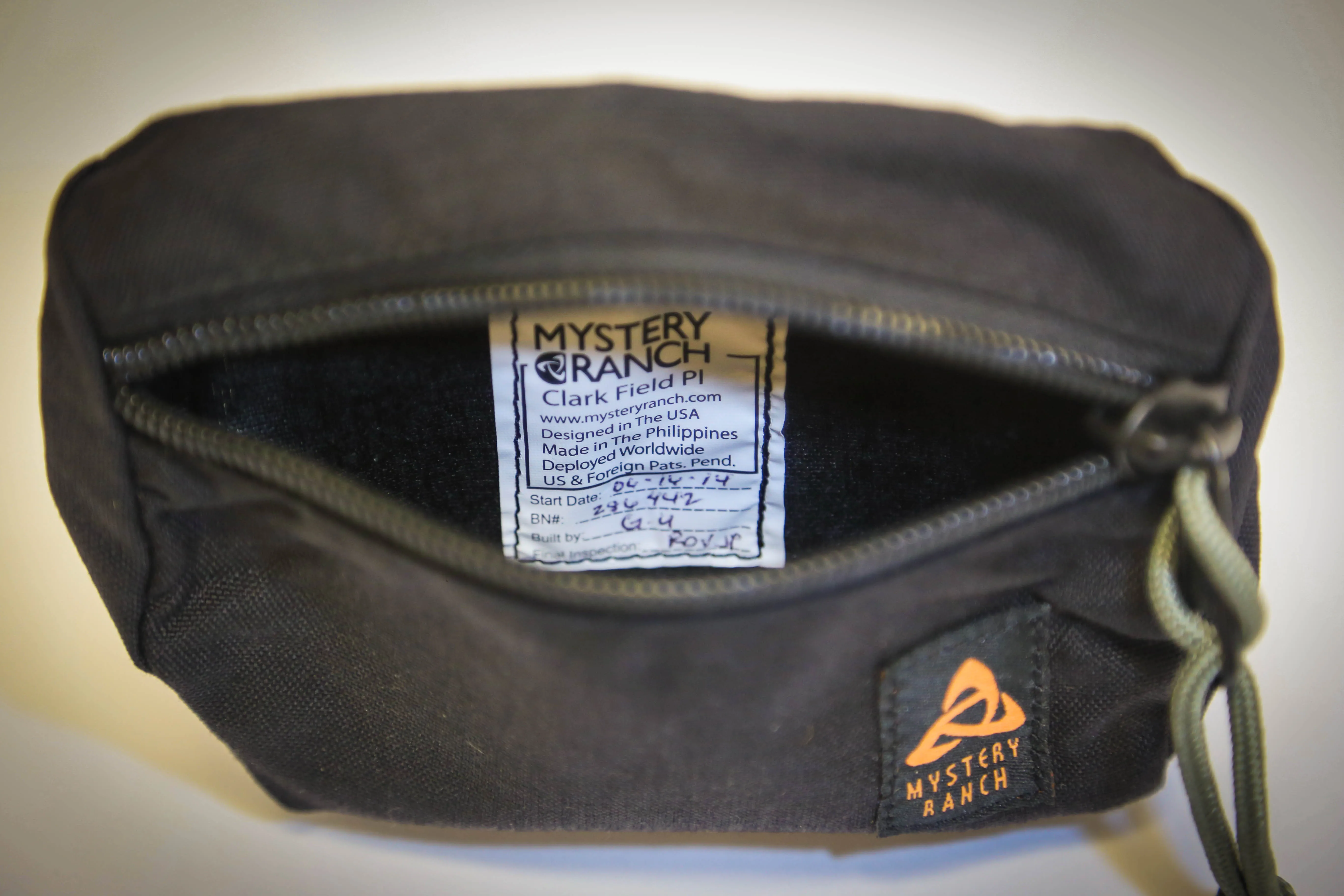 Mystery Ranch Removable Belt Pocket in Black