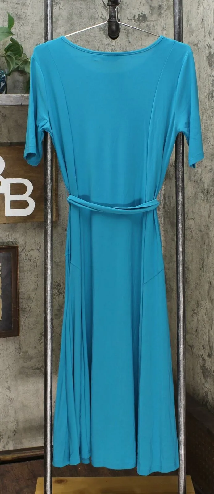 Nina Leonard Women's Sylvia Midi Dress With Two Belts