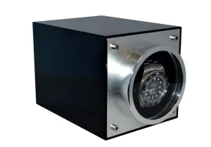 Pangaea S700 Single Metal Carbon Fiber Watch Winder  (Battery or AC Powered)