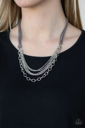 Paparazzi Free Roamer Necklace Silver