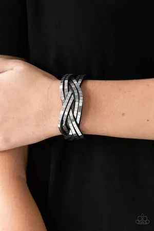 Paparazzi Looking For Trouble Bracelet Silver