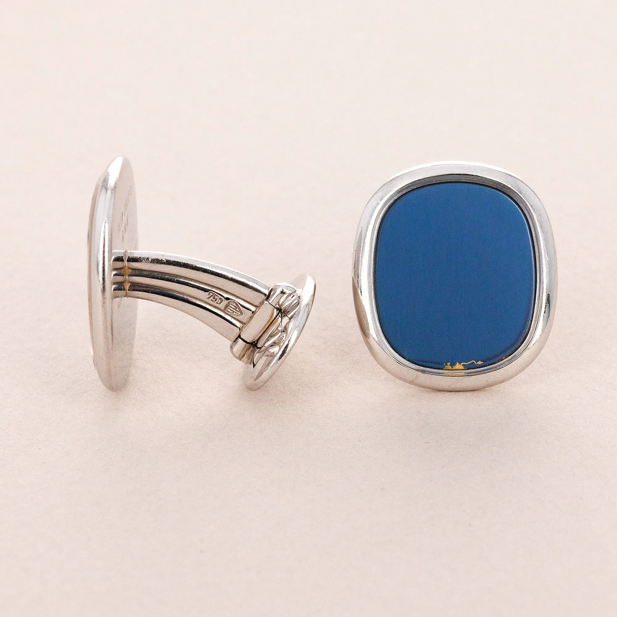 Patek Philippe White Gold Ellipse Cufflinks Ref. 9003 (Objet)