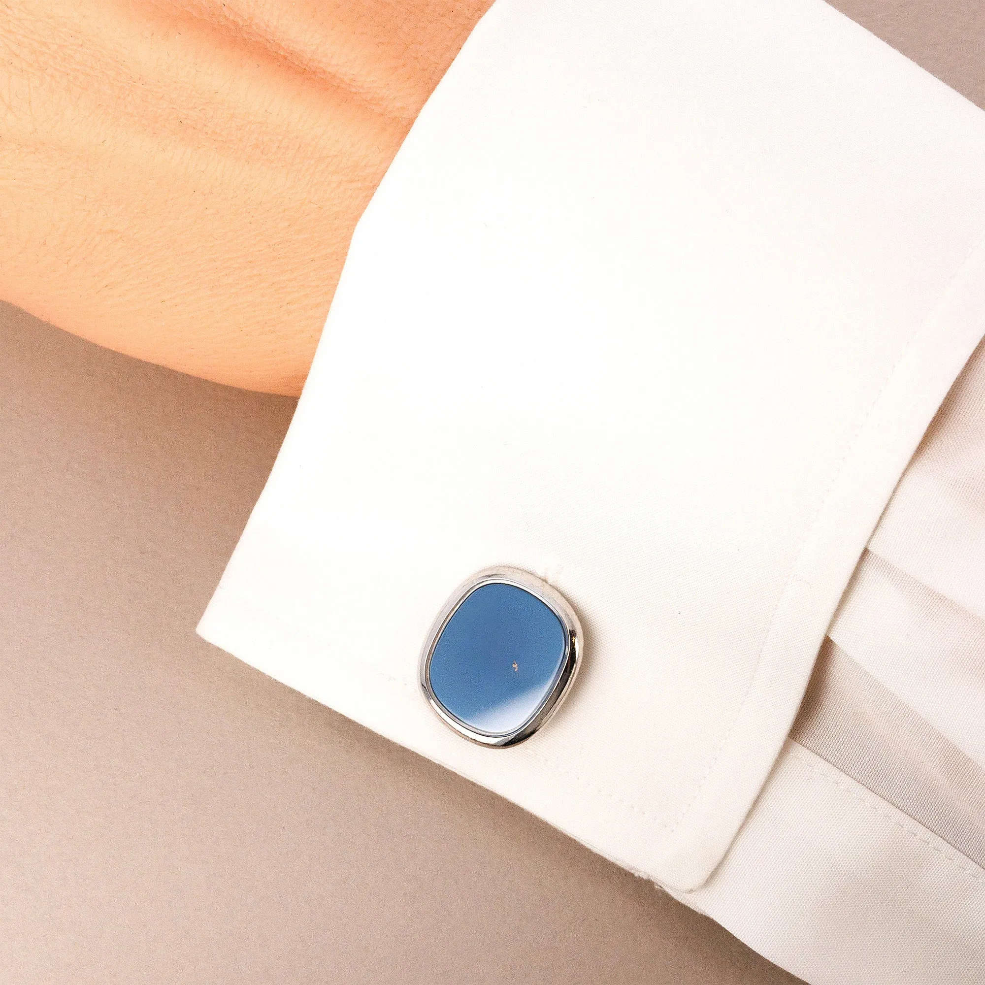 Patek Philippe White Gold Ellipse Cufflinks Ref. 9003 (Objet)