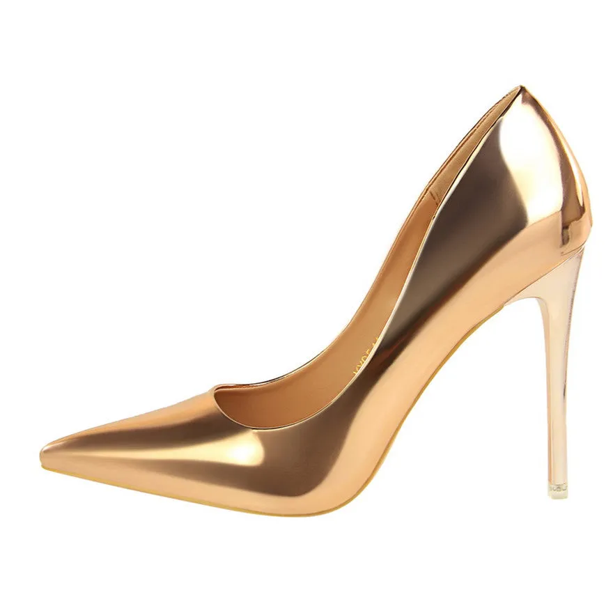 Patent Leather Thin Heels  New Arrival  Pumps