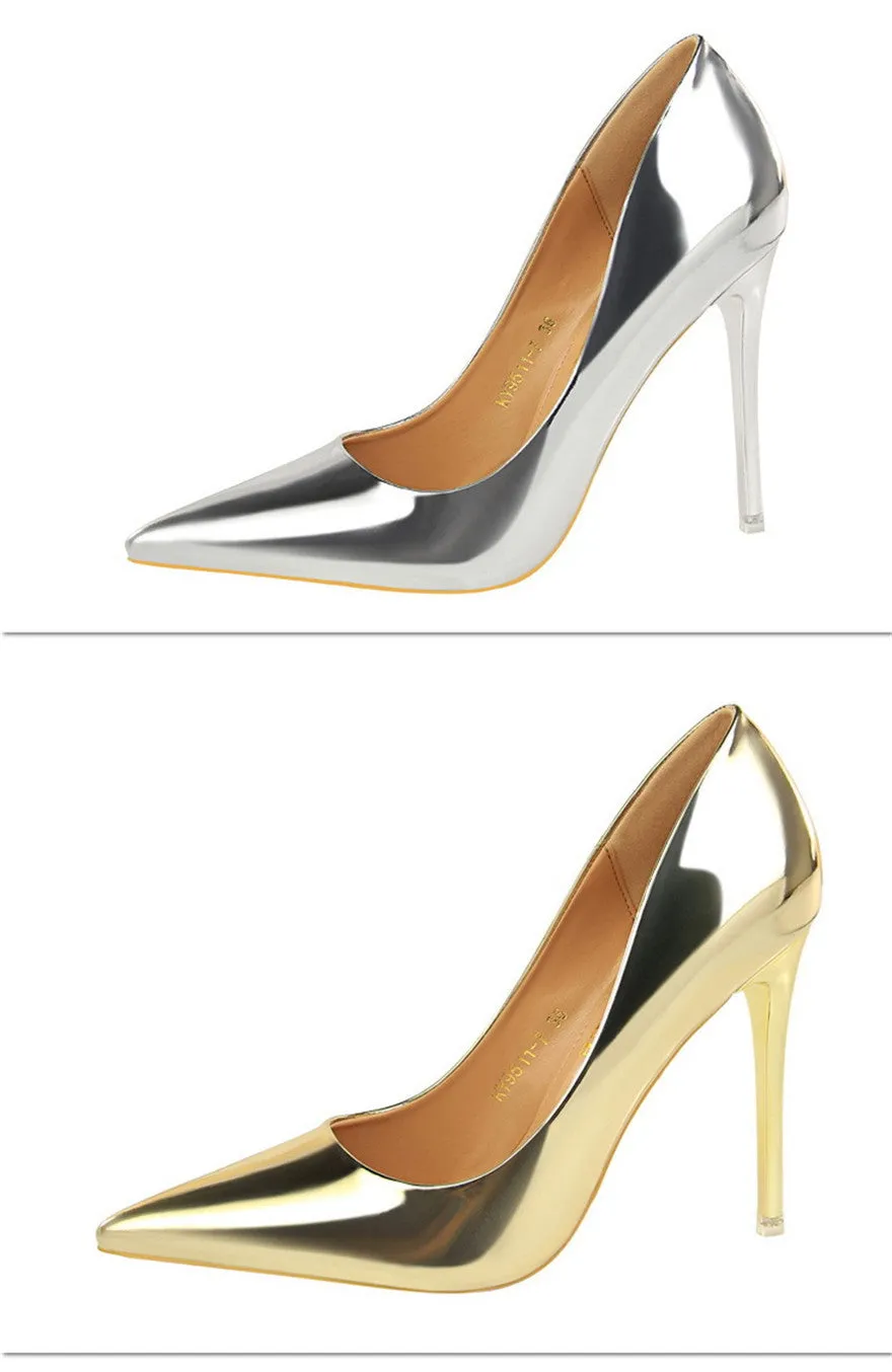 Patent Leather Thin Heels  New Arrival  Pumps