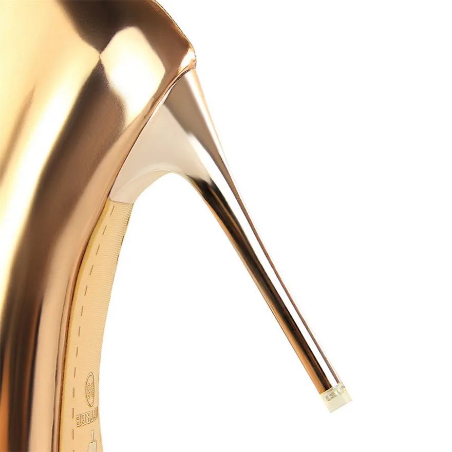 Patent Leather Thin Heels  New Arrival  Pumps