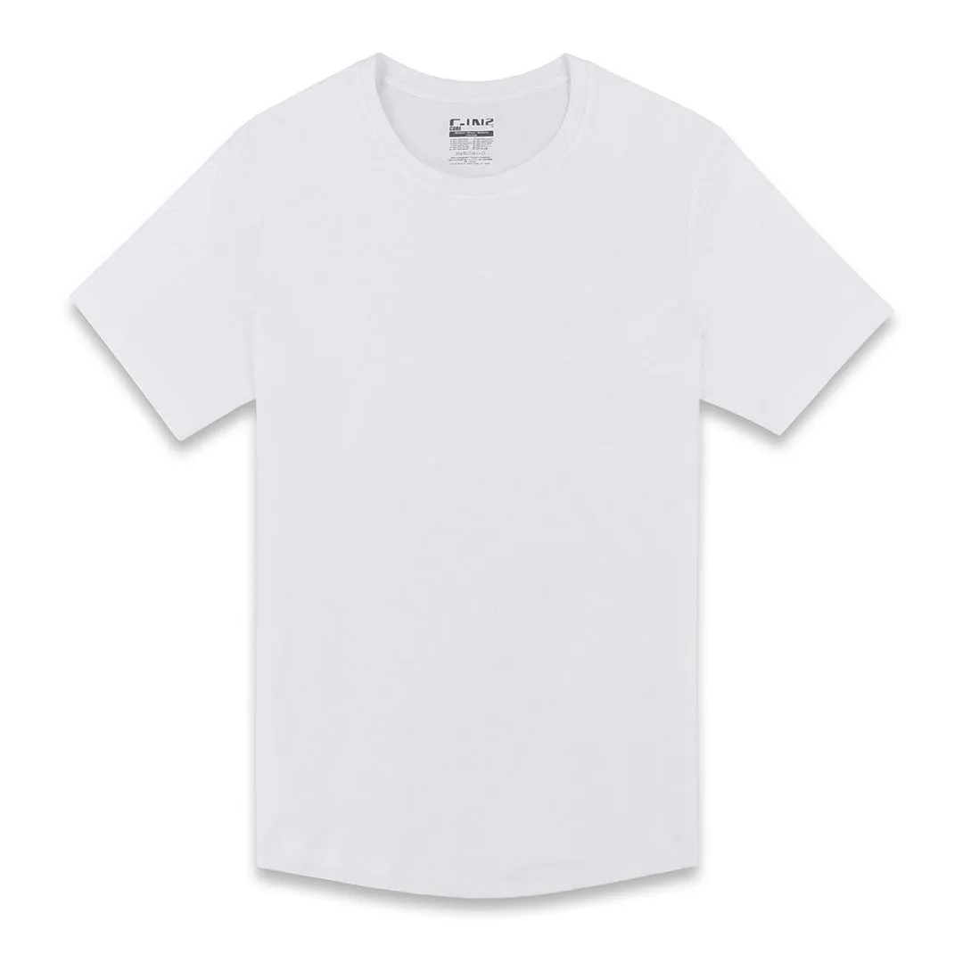 Perfect Pima Relaxed Crew Neck T-Shirt White