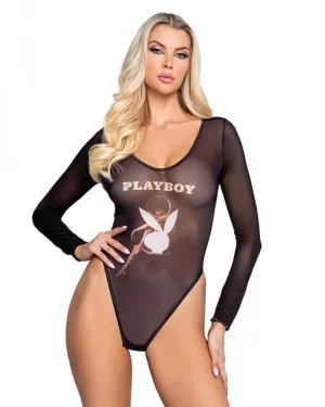 Playboy Cover Girl Teddy October 1971 - Black/Multi -