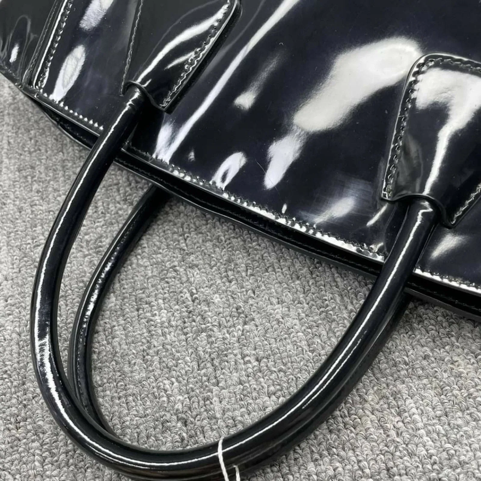 Prada Patent Leather Tote Bag