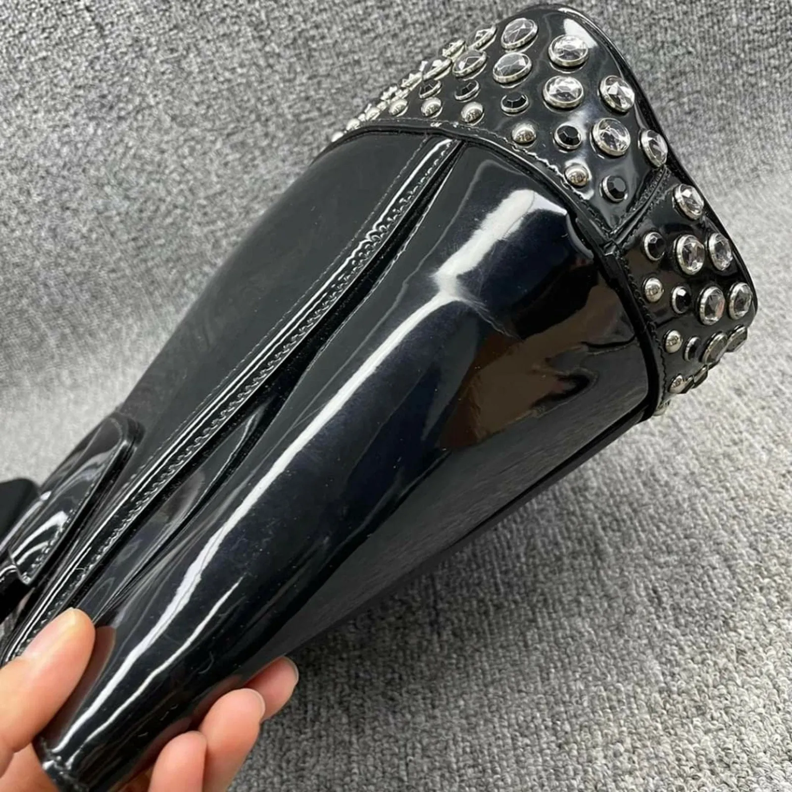 Prada Patent Leather Tote Bag