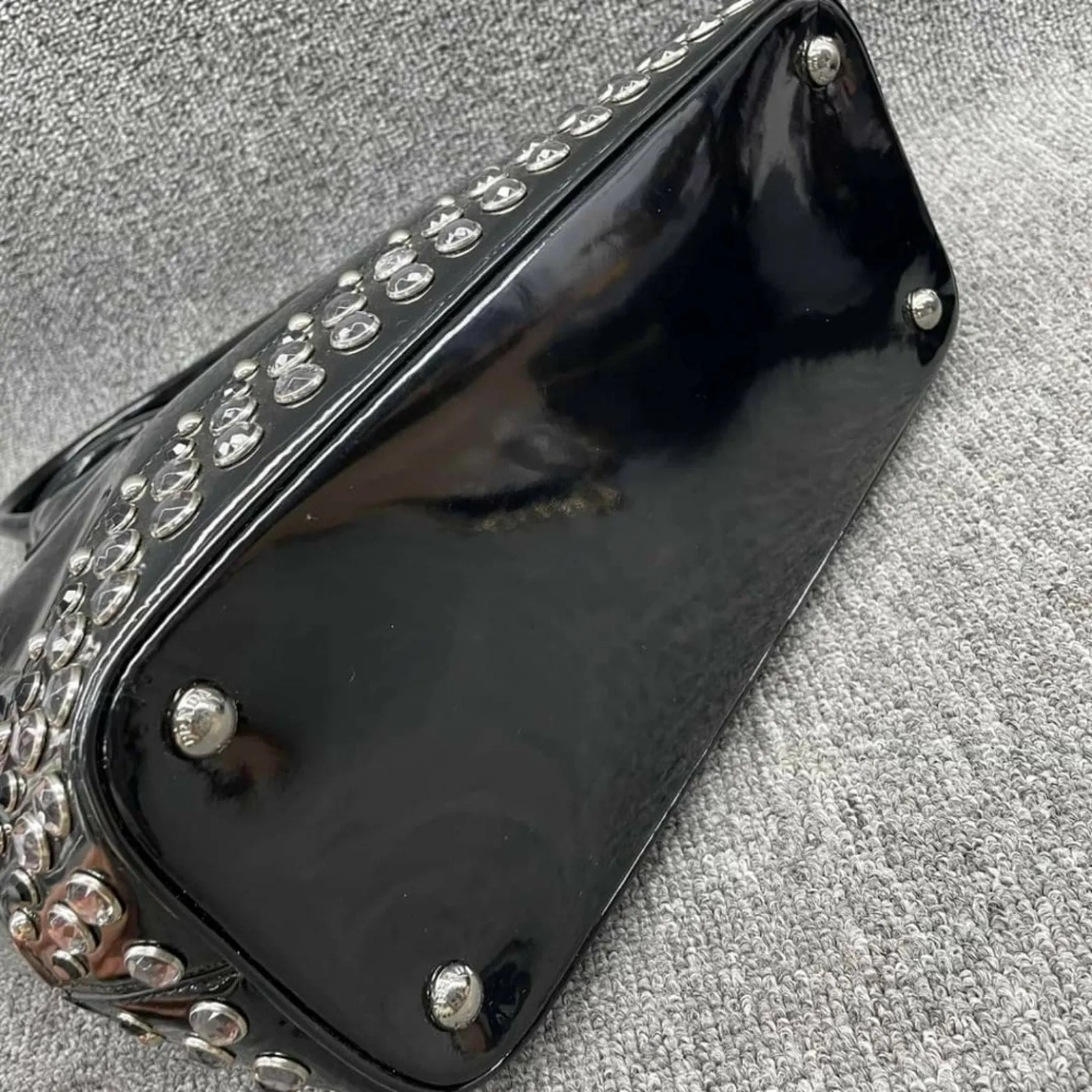 Prada Patent Leather Tote Bag