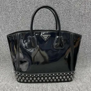 Prada Patent Leather Tote Bag