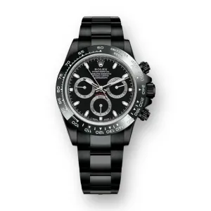 Preowned Rolex Cosmograph Daytona Black Oyster Bracelet Watch