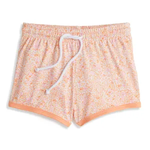 Printed Bayshore Swim Trunk -- Clementine Floral