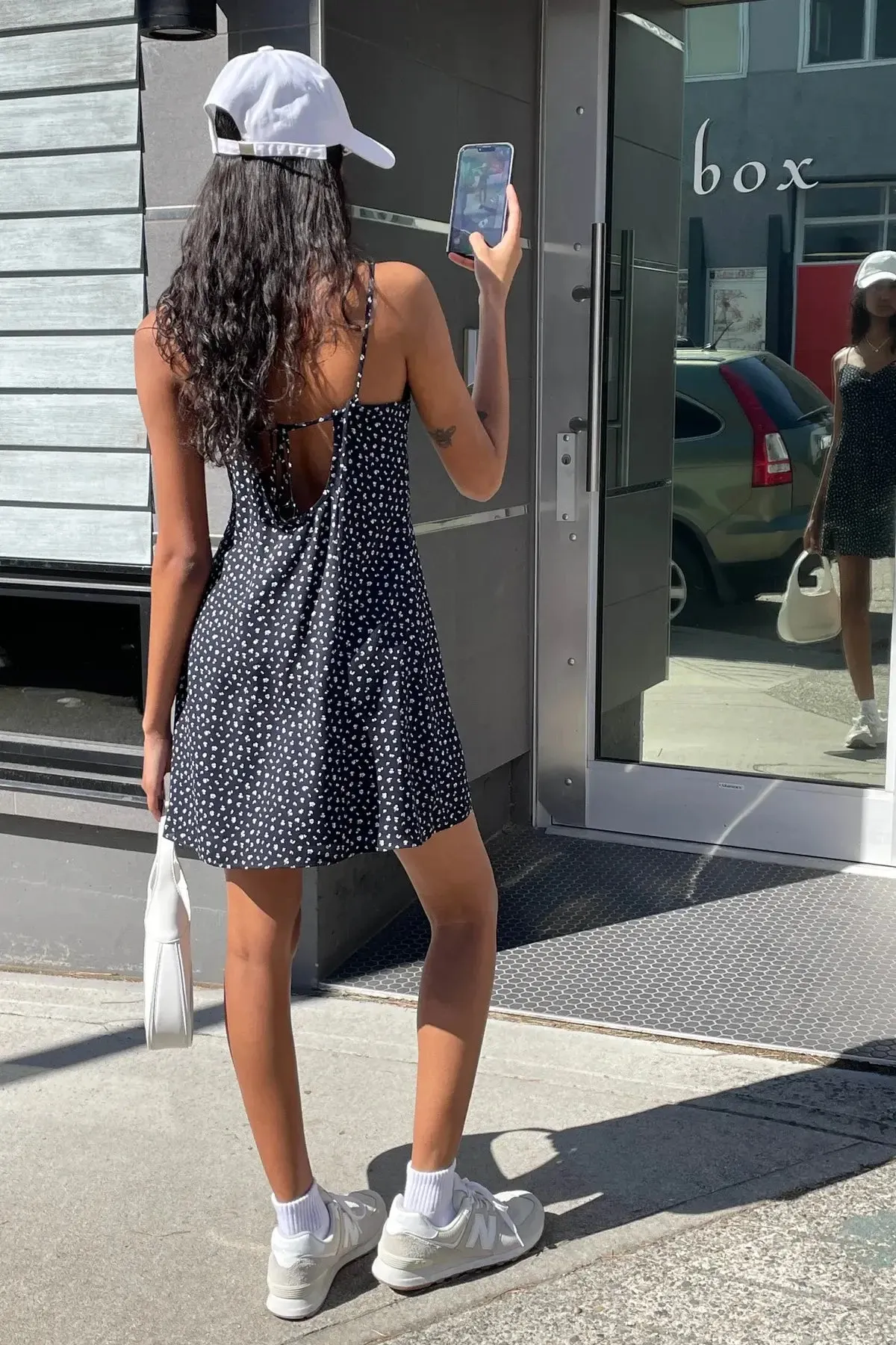 Printed Mini Dress