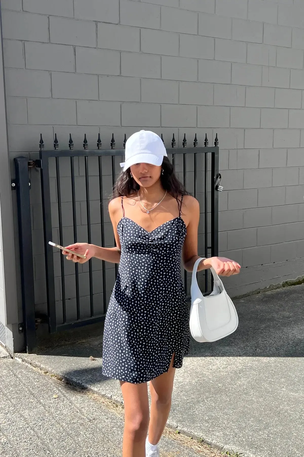 Printed Mini Dress