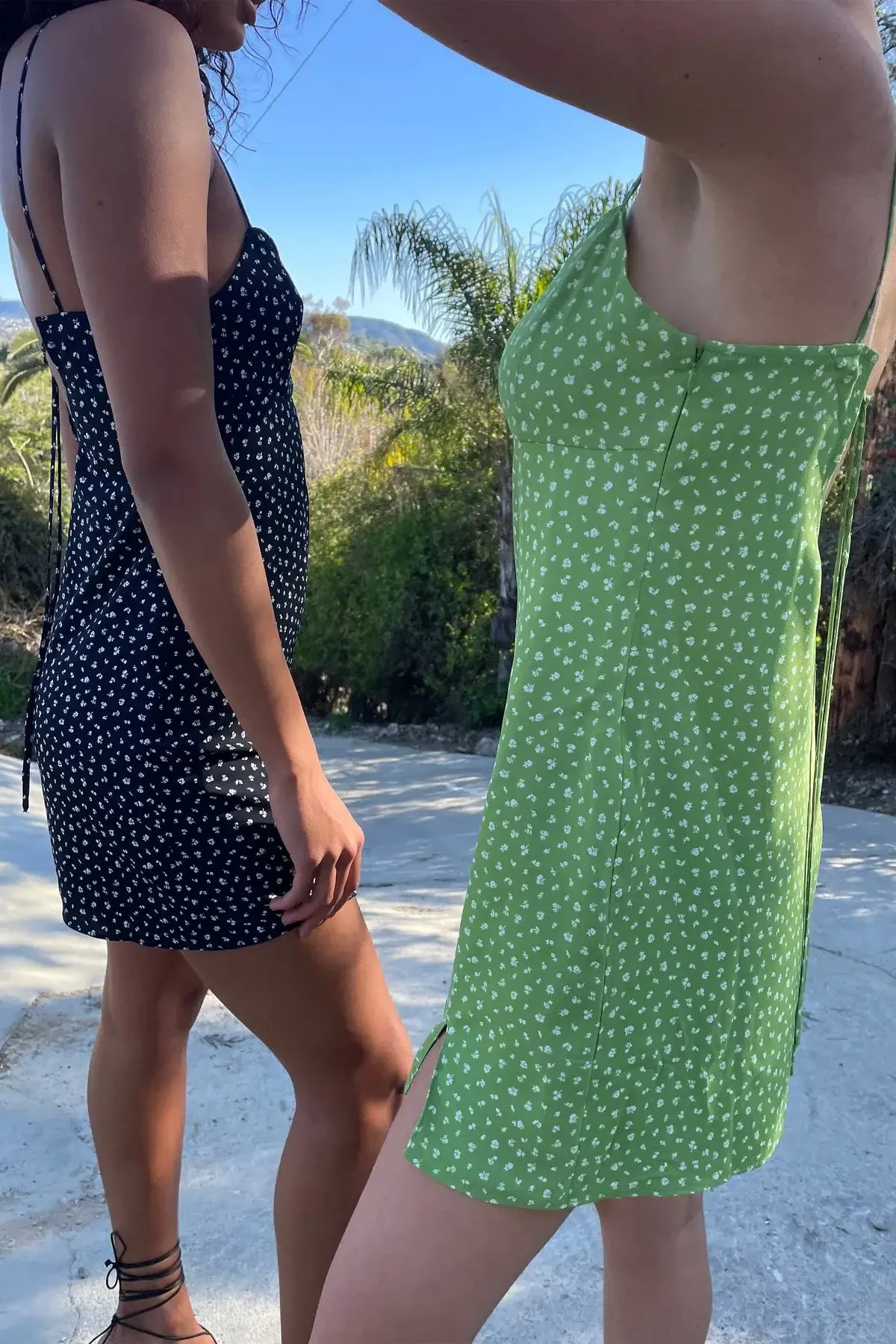 Printed Mini Dress