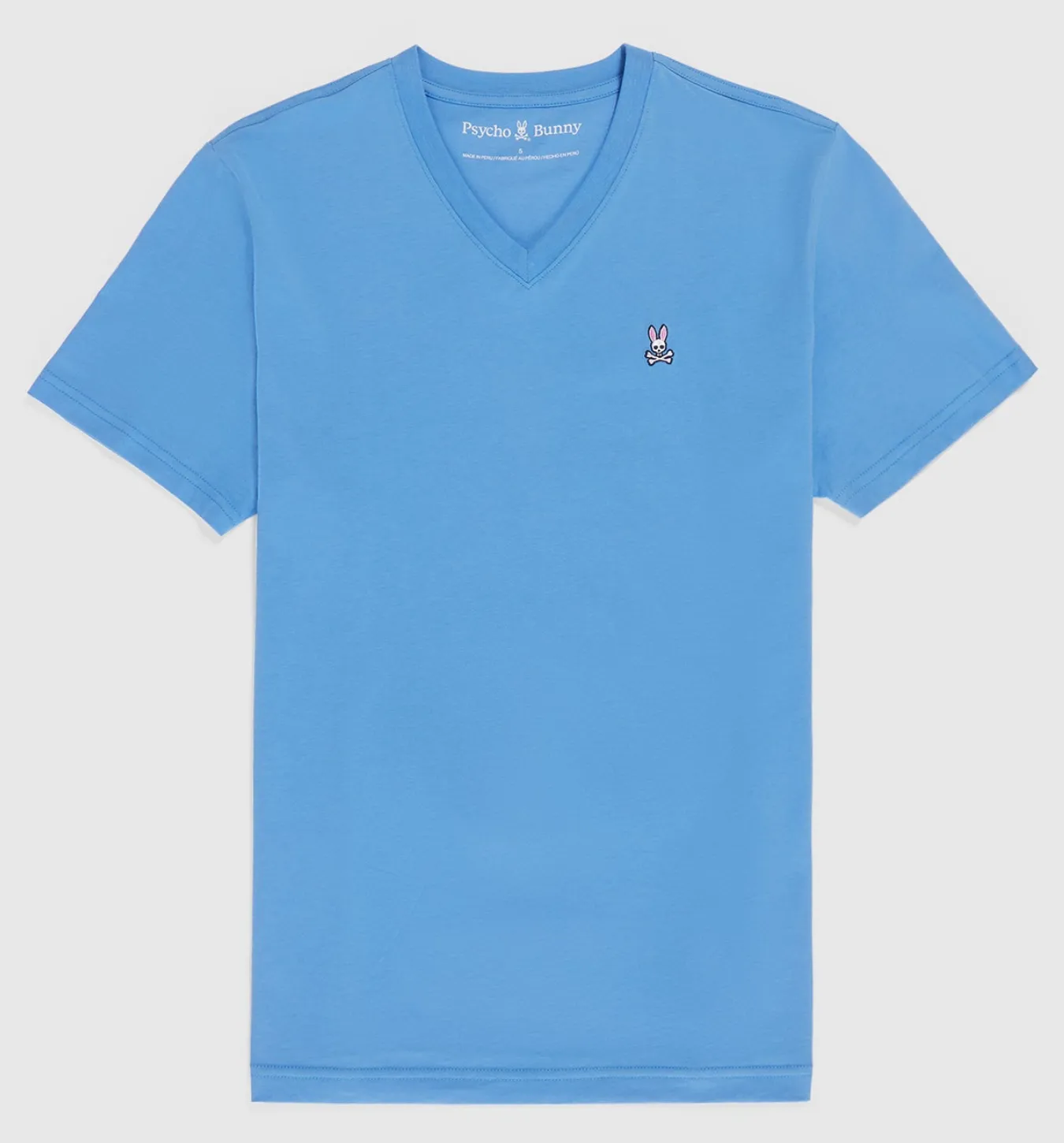 Psycho Bunny Classic V Neck - Mountain Sky