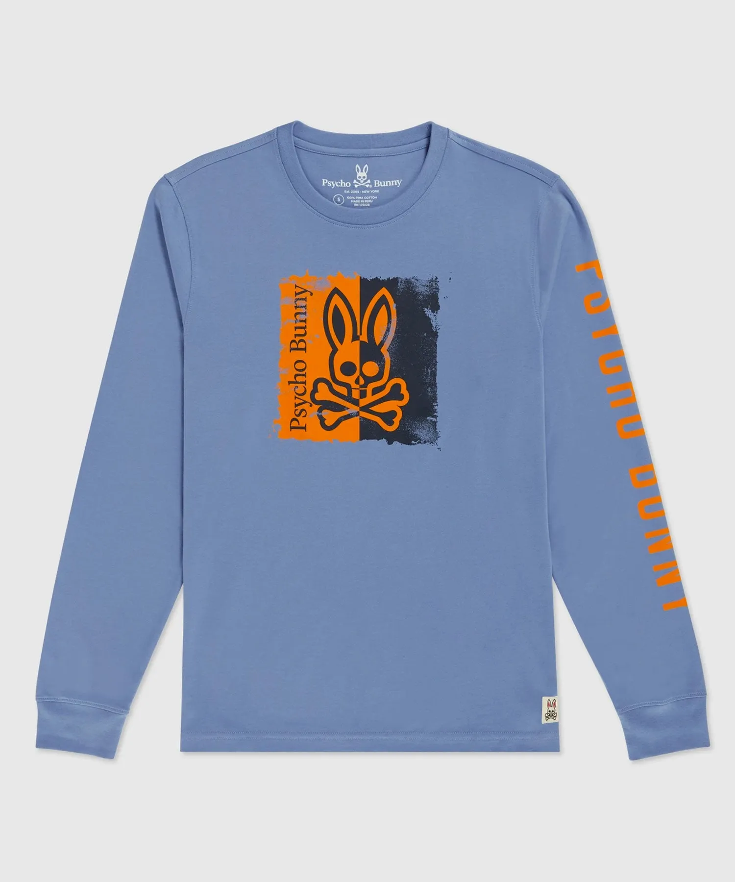 Psycho Bunny Coniston Long Sleeve Tee - Country Blue