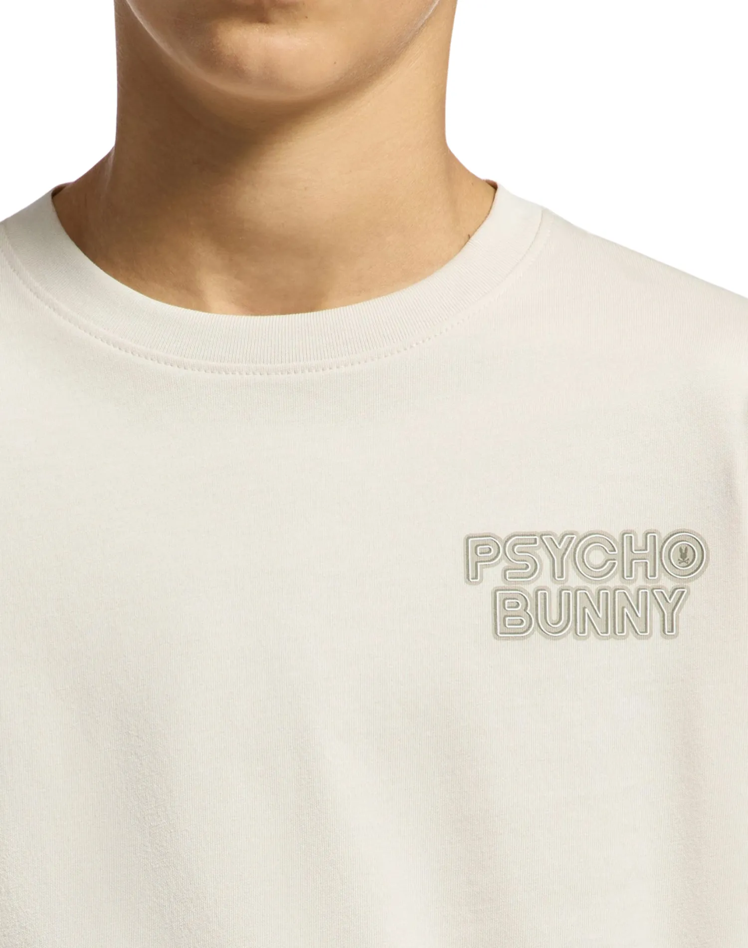 Psycho Bunny Sydney Back Graphic Tee - Natural Linen