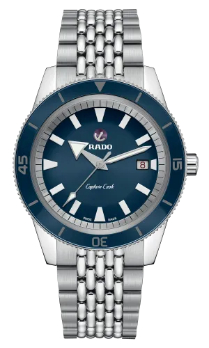 RADO Captain Cook Automatic 42mm Blue Dial Stainless Steel Men's Watch R32505203