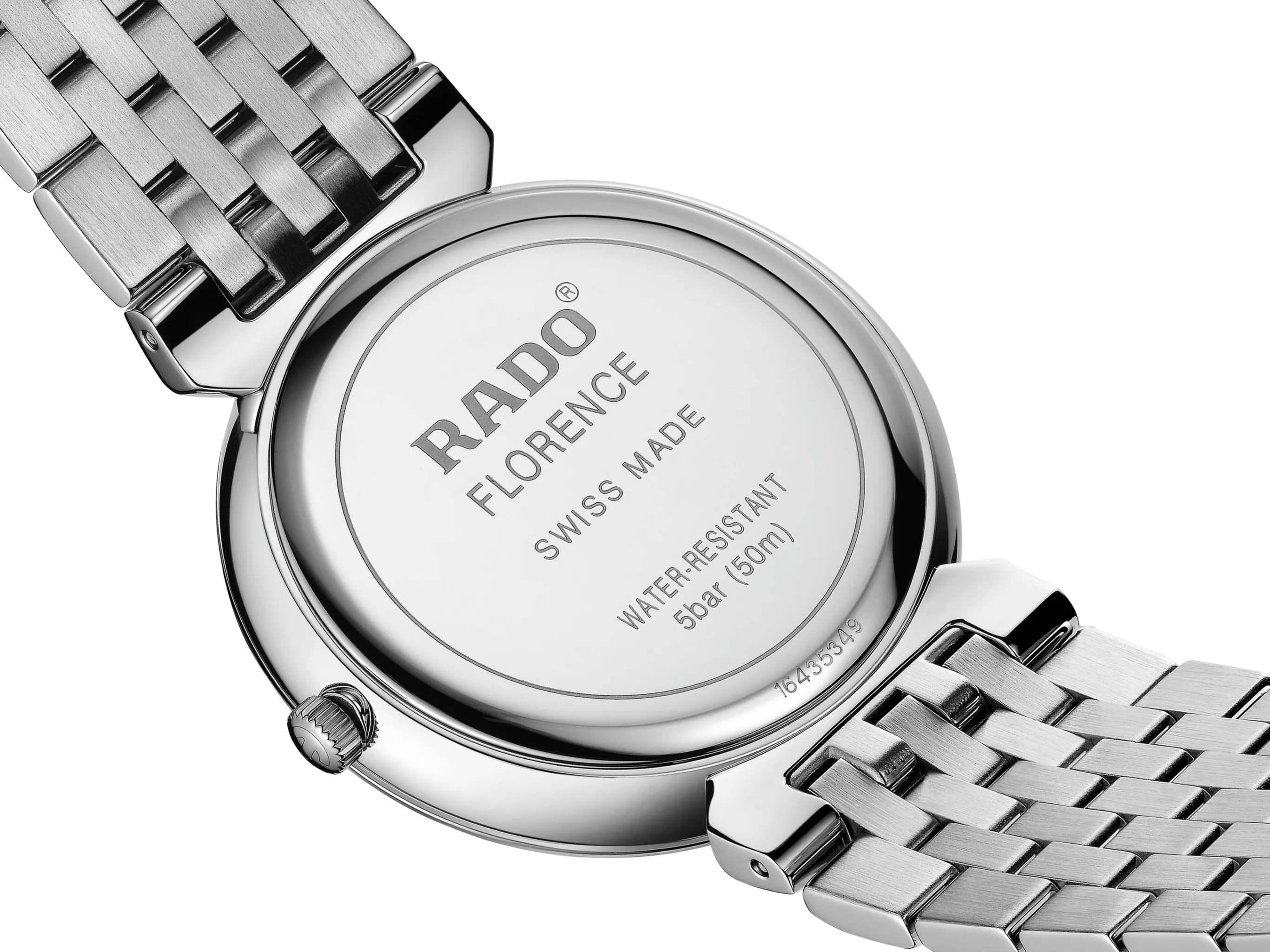 RADO Florence 38mm Black Dial Stainless Steel Men's Watch R48912163