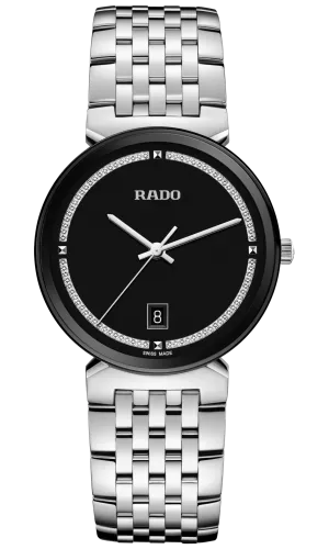 RADO Florence 38mm Black Dial Stainless Steel Men's Watch R48912163