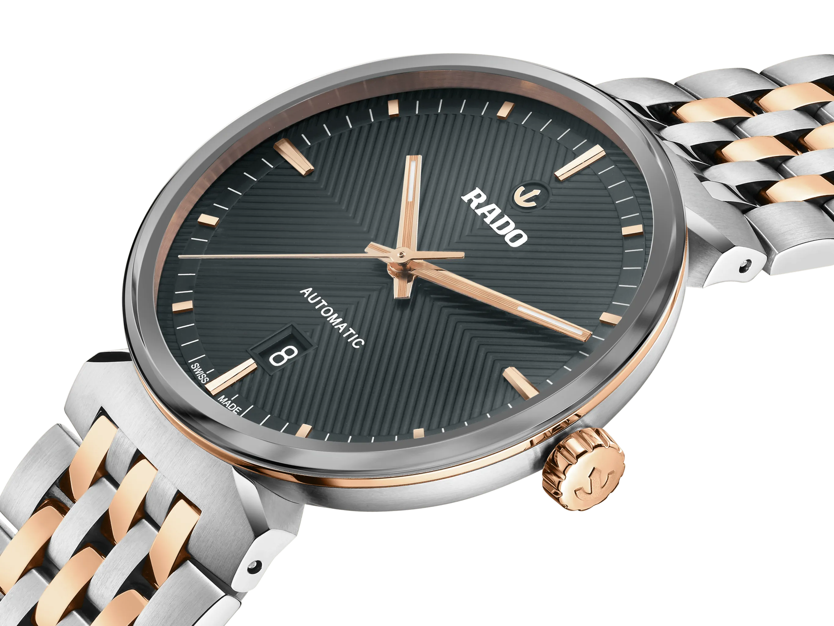 RADO Florence Automatic 39mm Two-Tone Grey Dial Men's Watch R48903103