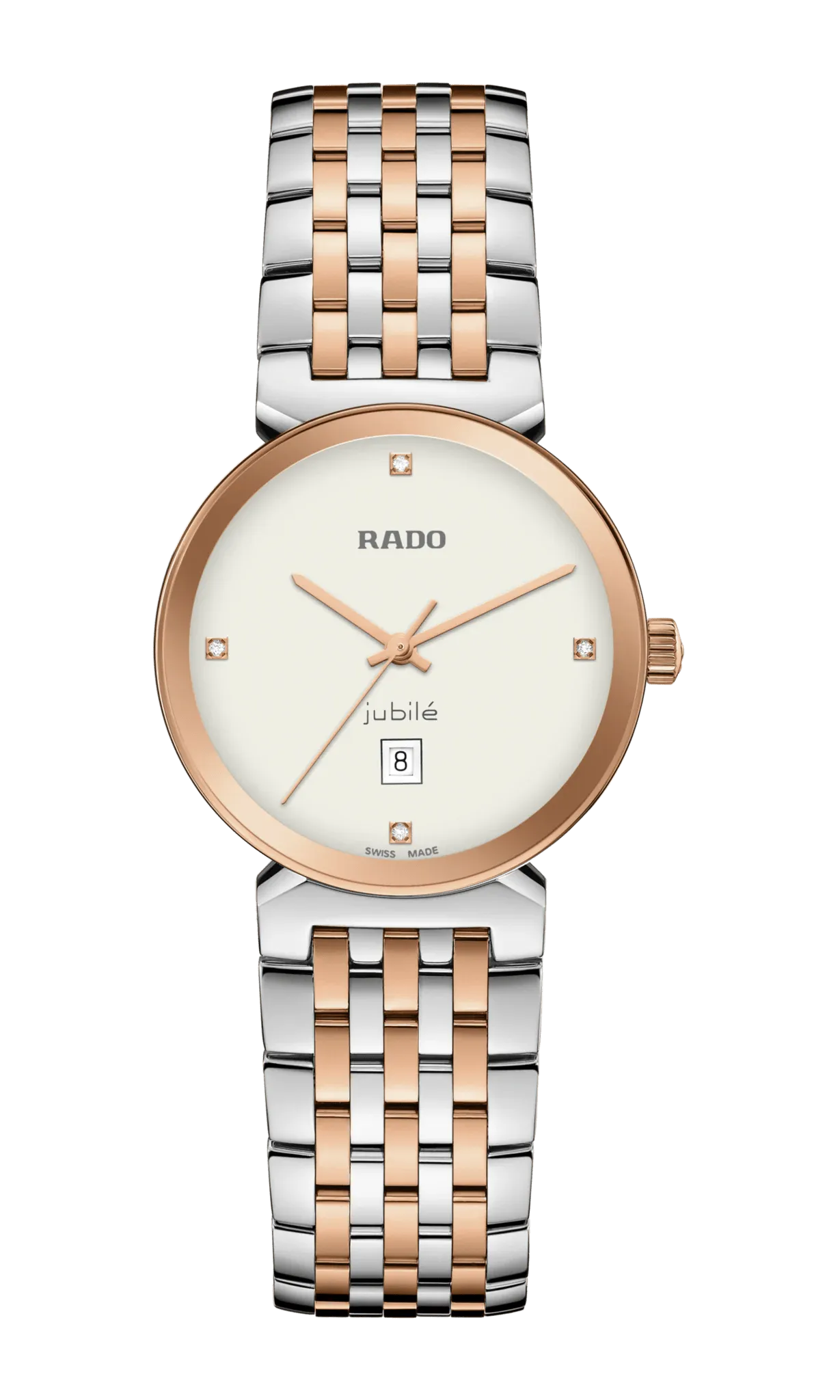RADO Florence Classic Diamonds 30mm Rose Gold-Silver Women's Watch R48913723