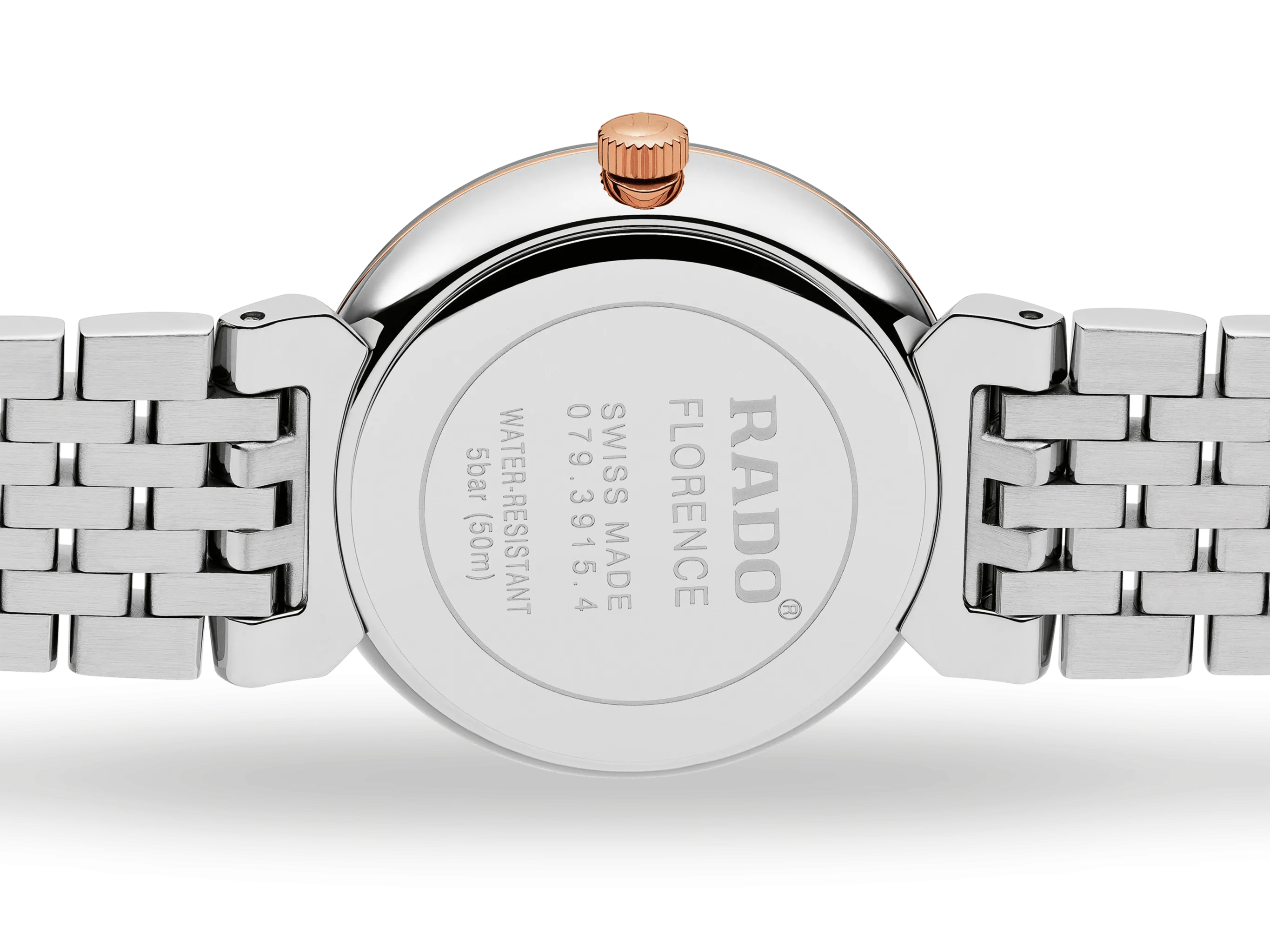 RADO Florence Classic Diamonds 30mm Rose Gold-Silver Women's Watch R48913723