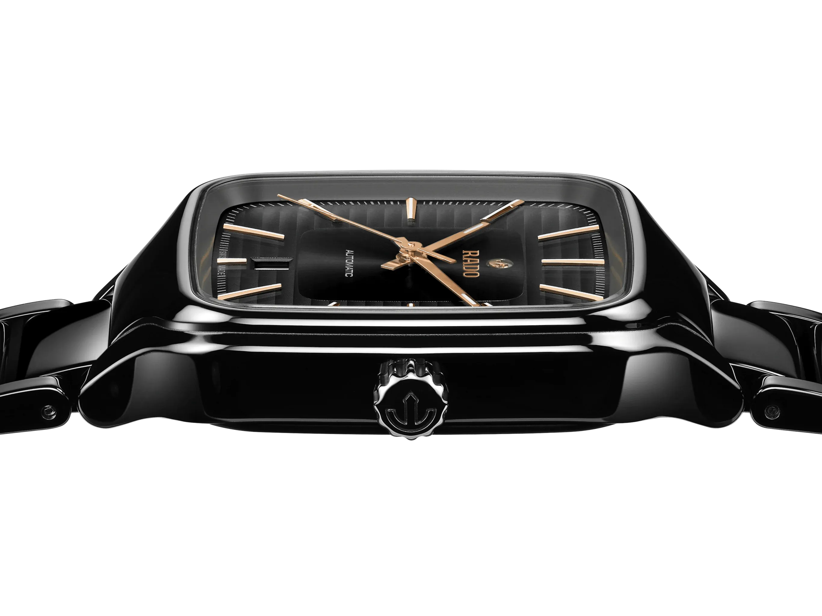 RADO True Square Automatic Black Ceramic 38mm Men's Watch R27078172