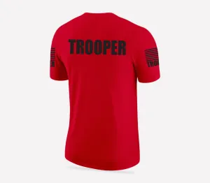 Red Trooper Men's Shirt - Short Sleeve (Black)