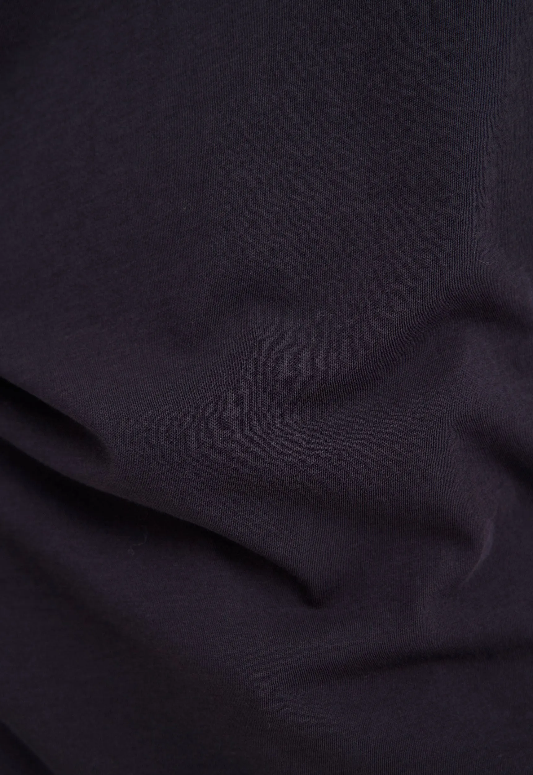 Reggie Cotton Long Sleeve Tee - Black