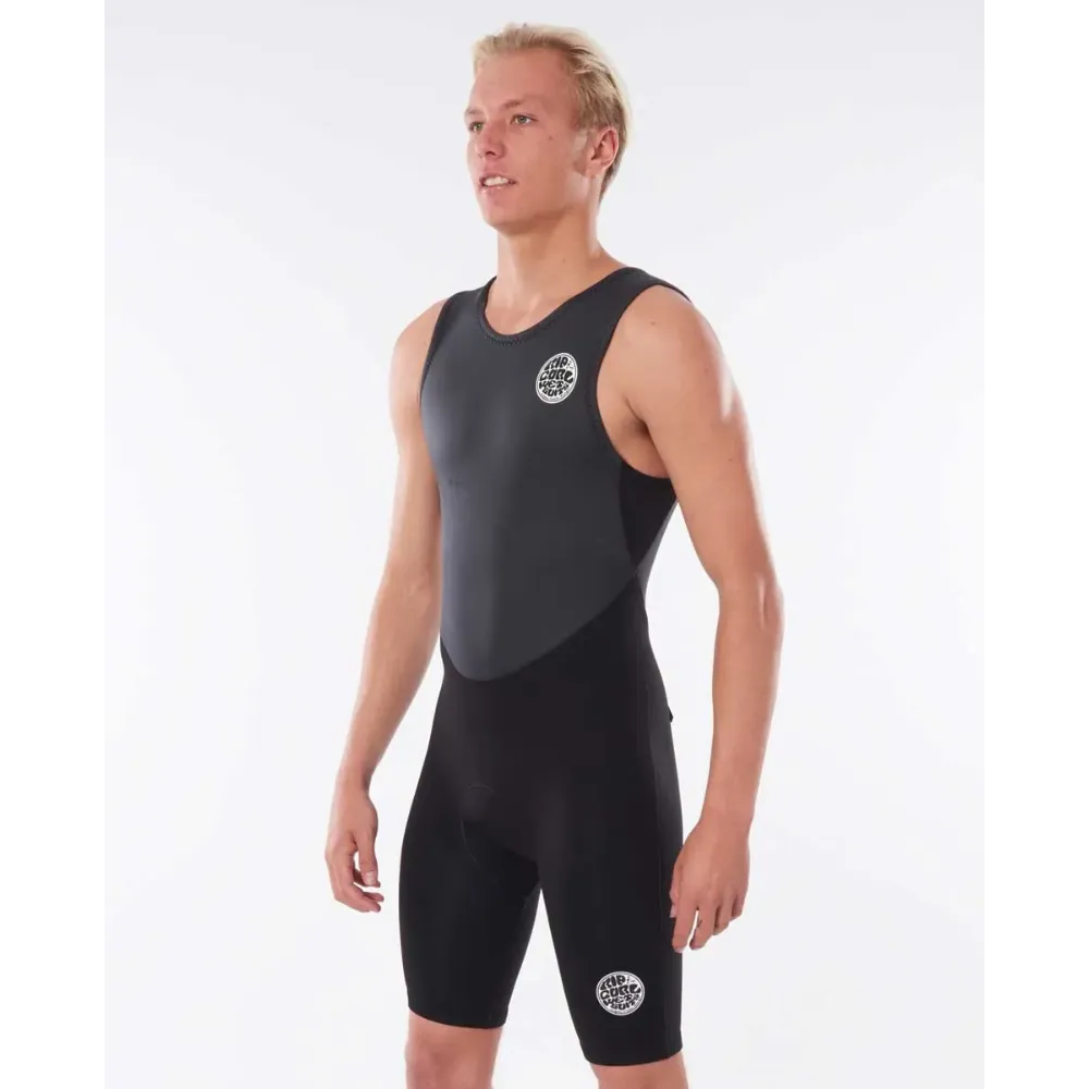 Rip Curl Dawn Patrol Short John - Mens Black
