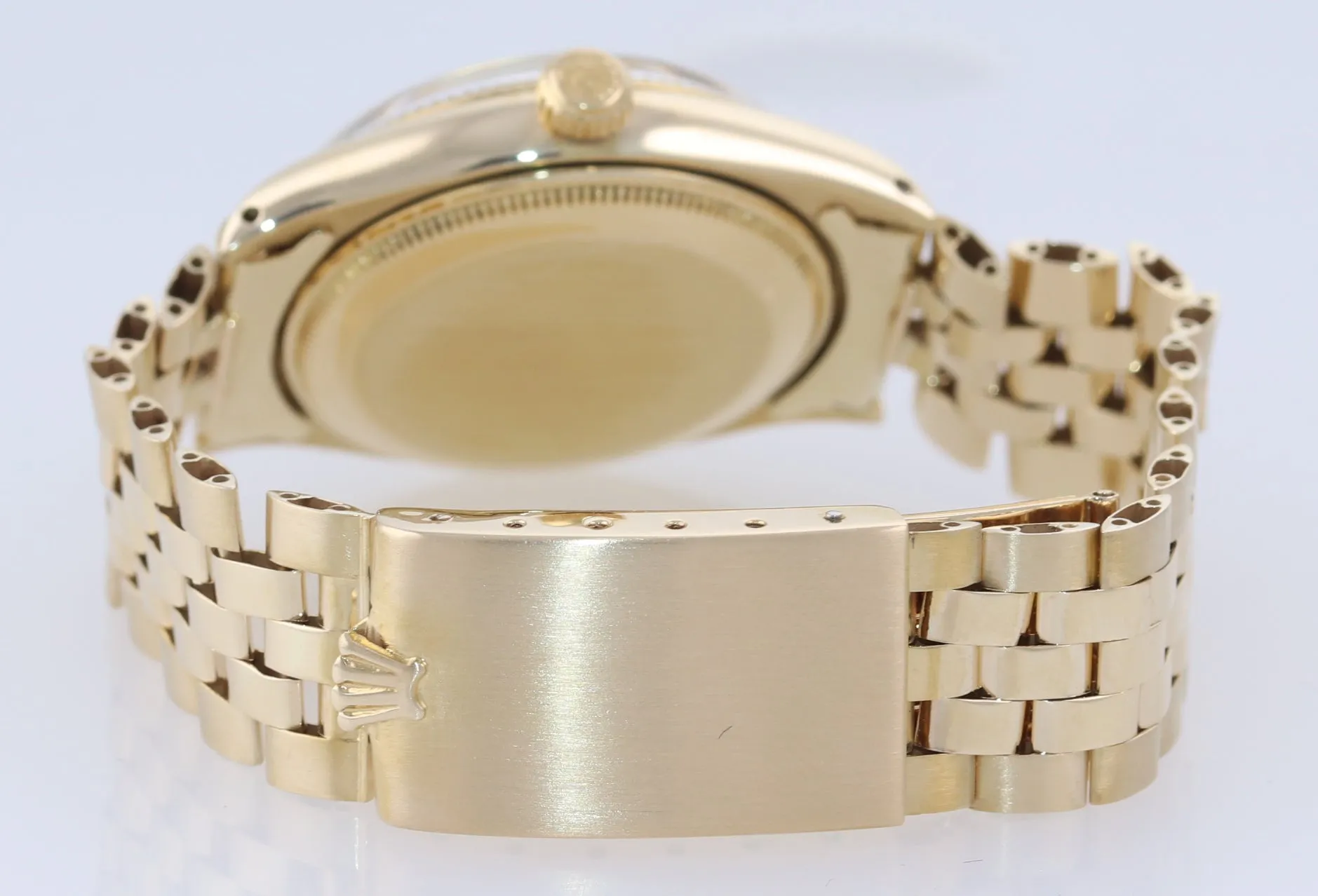 Rolex Oyster Perpetual 6567 Solid 14k Yellow Gold 34mm Champagne Dial Watch
