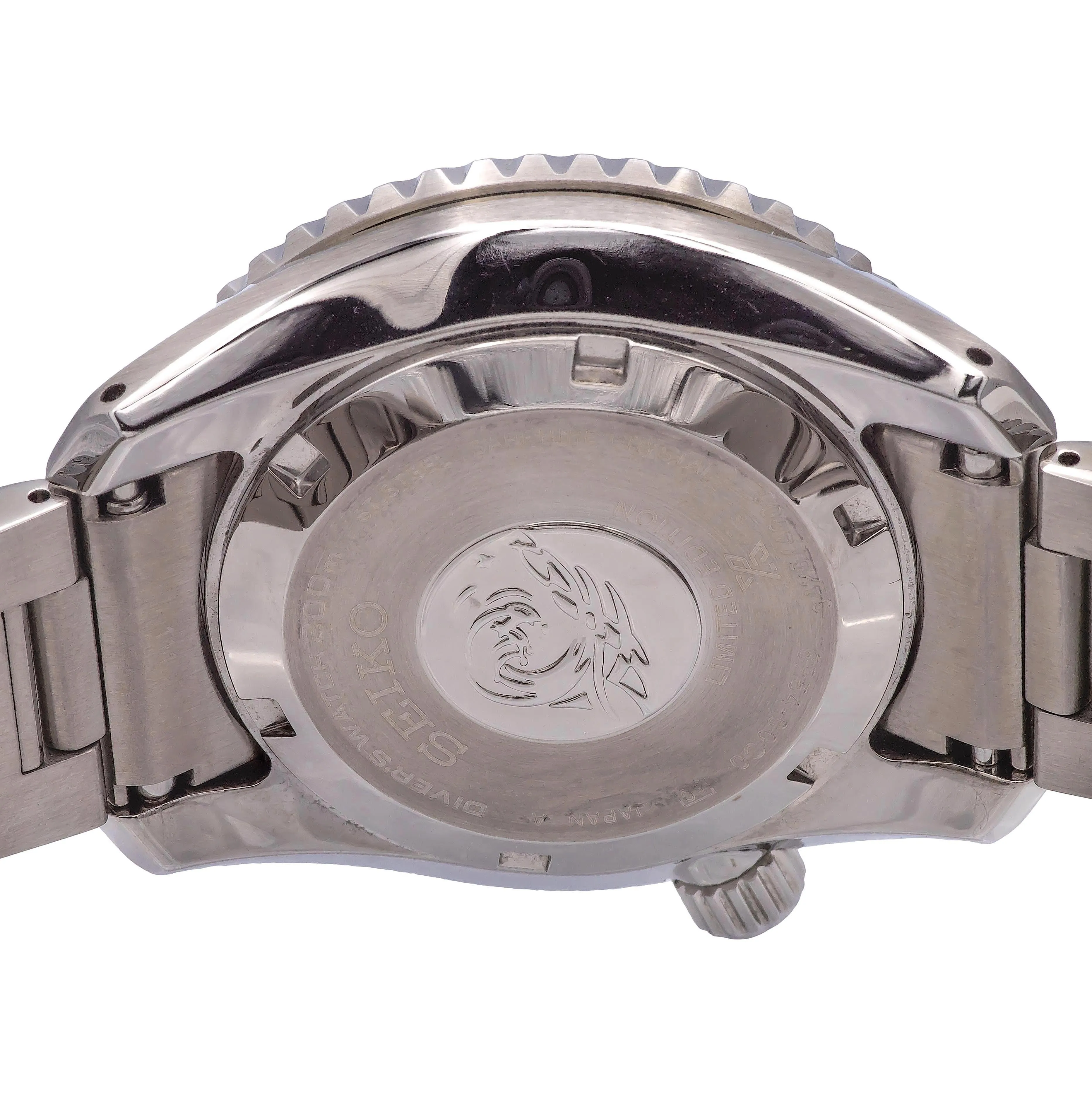 Seiko Prospex GMT SPB385 Lmtd Edtn Light Blue Ceramic Bezel Divers Watch