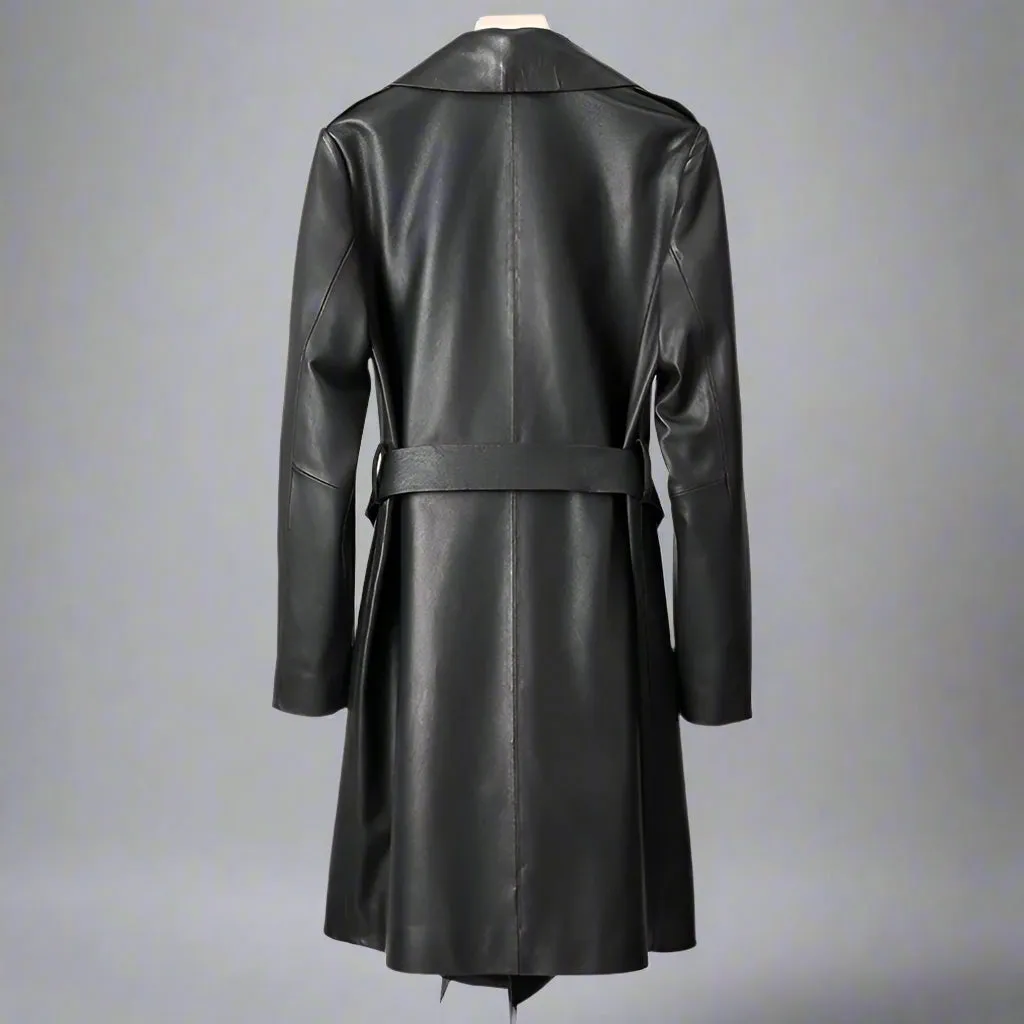Sheepskin Trench Coat